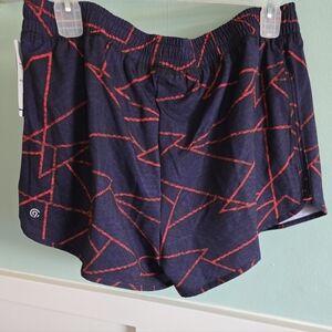 NWT Champion Womens Athletic Running Purple Red Workout Athleisure Shorts S Med
